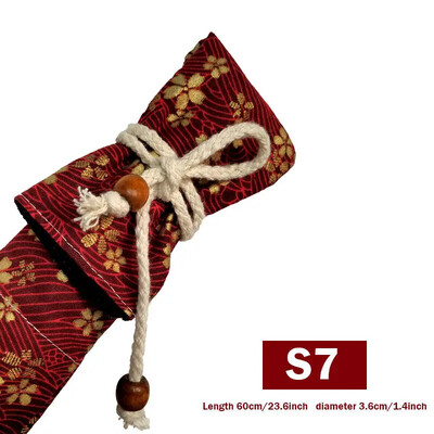 Pārnēsājams putekļu necaurlaidīgs flautas glabāšanas maisiņš DE Tune Bamboo Flute Bag 60/80 cm Integrēts uzglabāšanas aizsargapvalks Flute Putekļu necaurlaidīgs maisiņš