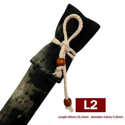 Pārnēsājams putekļu necaurlaidīgs flautas glabāšanas maisiņš DE Tune Bamboo Flute Bag 60/80 cm Integrēts uzglabāšanas aizsargapvalks Flute Putekļu necaurlaidīgs maisiņš
