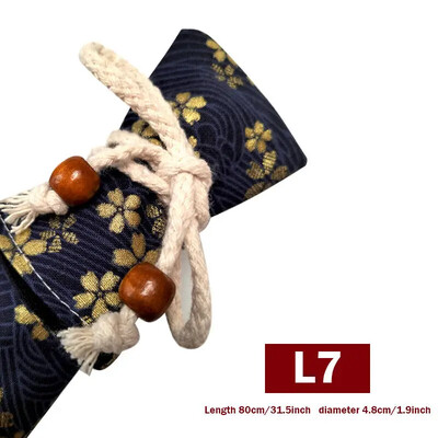 Pārnēsājams putekļu necaurlaidīgs flautas glabāšanas maisiņš DE Tune Bamboo Flute Bag 60/80 cm Integrēts uzglabāšanas aizsargapvalks Flute Putekļu necaurlaidīgs maisiņš