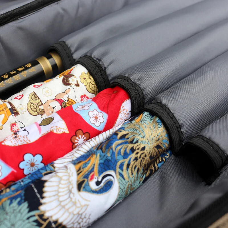 Pārnēsājams putekļu necaurlaidīgs flautas glabāšanas maisiņš DE Tune Bamboo Flute Bag 60/80 cm Integrēts uzglabāšanas aizsargapvalks Flute Putekļu necaurlaidīgs maisiņš