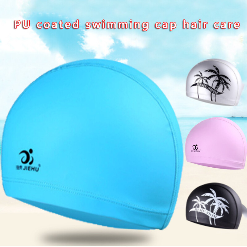 Șepci de înot rezistente la apă pentru bărbați și femei, protecție pentru urechi, păr lung, sport, pălărie de piscină, mărime liberă, adulți
