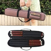 Platnena torba za rame za pohranu flaute od bambusa Vodootporna zaštitna torbica za flautu velikog kapaciteta, zadebljana torba za nošenje flaute od bambusa