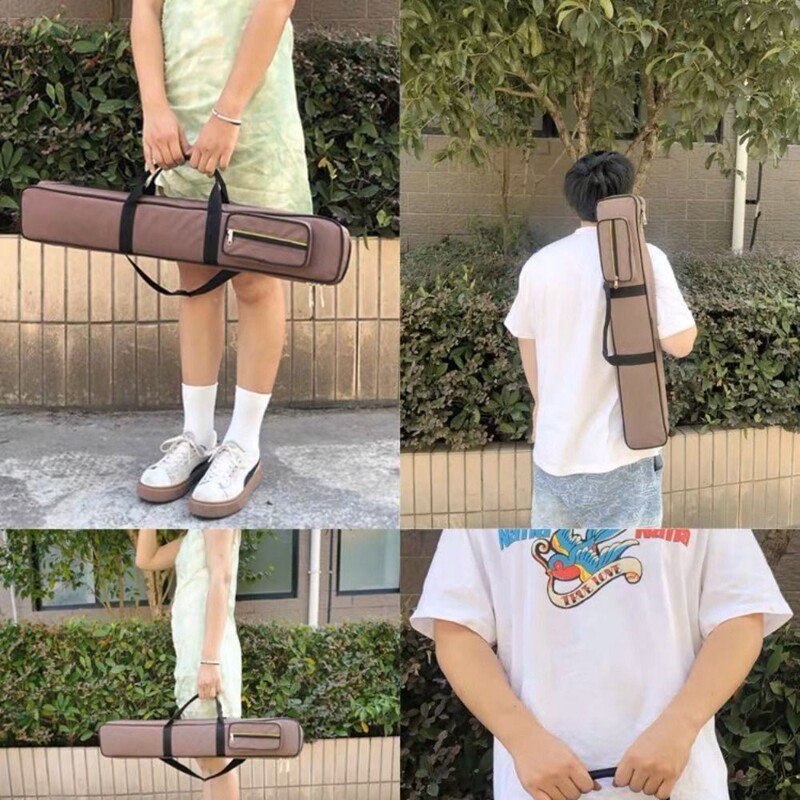 Platnena torba za rame za pohranu flaute od bambusa Vodootporna zaštitna torbica za flautu velikog kapaciteta, zadebljana torba za nošenje flaute od bambusa