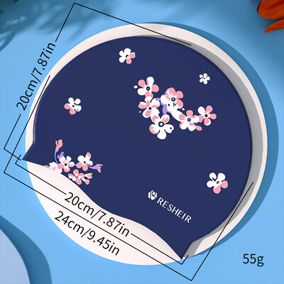 Șapcă de înot rezistentă la apă pentru femei Șapcă de înot confortabilă, cu elasticitate ridicată, imprimată, șapcă de piscină la modă