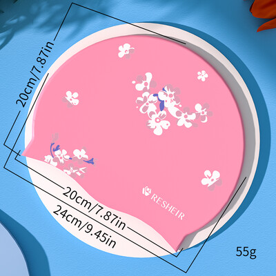 Șapcă de înot rezistentă la apă pentru femei Șapcă de înot confortabilă, cu elasticitate ridicată, imprimată, șapcă de piscină la modă