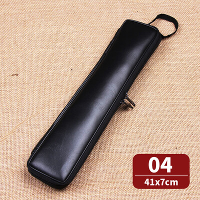 Geantă portabilă pentru flaut, geantă de depozitare pentru instrumente din piele PU, impermeabilă, pentru saxofon îngroșat, geantă pentru tobe, accesorii pentru instrumente 2024