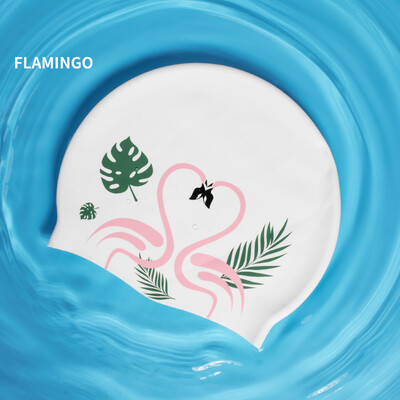 COPOZZ 3D Elastic Profesional Mai Mare Pălărie Gel Protecție Impermeabilă Adulti Bărbați Femei Păr lung Capci de înot Acoperă Ureche Bone Piscina