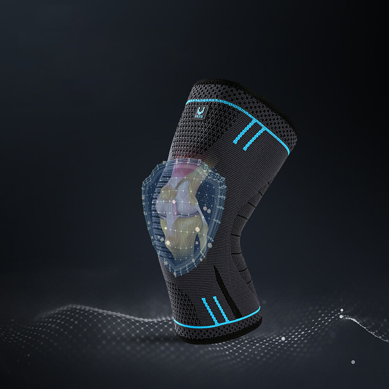 1 buc. mânecă de susținere pentru genunchi de compresie, elastică, respirabilă, genunchiere, arcuri, sală, sport, protector, baschet, volei, alergare