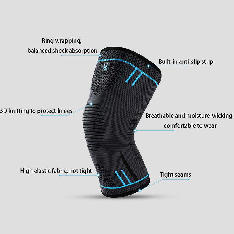 1 buc. mânecă de susținere pentru genunchi de compresie, elastică, respirabilă, genunchiere, arcuri, sală, sport, protector, baschet, volei, alergare