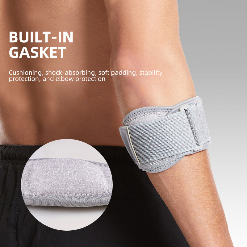 Suport pentru cot de tenis reglabil Tampoane de protecție Cureaua jucătorului de golf Cot pentru sindromul durerii laterale Bretetă pentru epicondilita