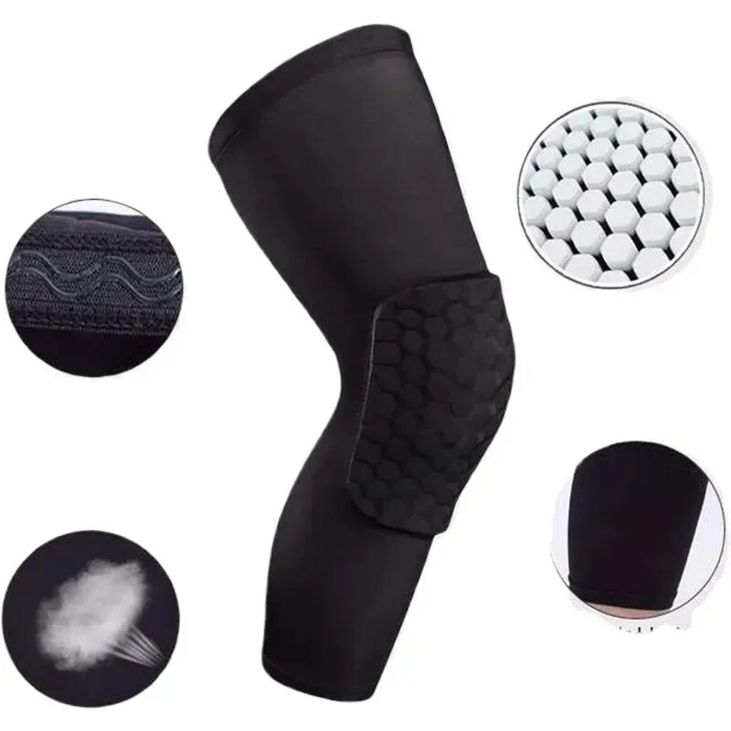Genunchiere sportive 1PC Genunchiere de compresie Volei Baschet Genunchiere pentru antrenament de gimnastică Protector de susținere a genunchilor Fotbal Tibie