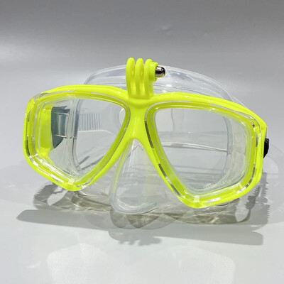 Profesionāla zemūdens niršanas maska ar akvalangu niršanas aizsargbrilles ir piemērotas GoPro mazajām sporta kamerām pilnīgi sausām niršanas brillēm