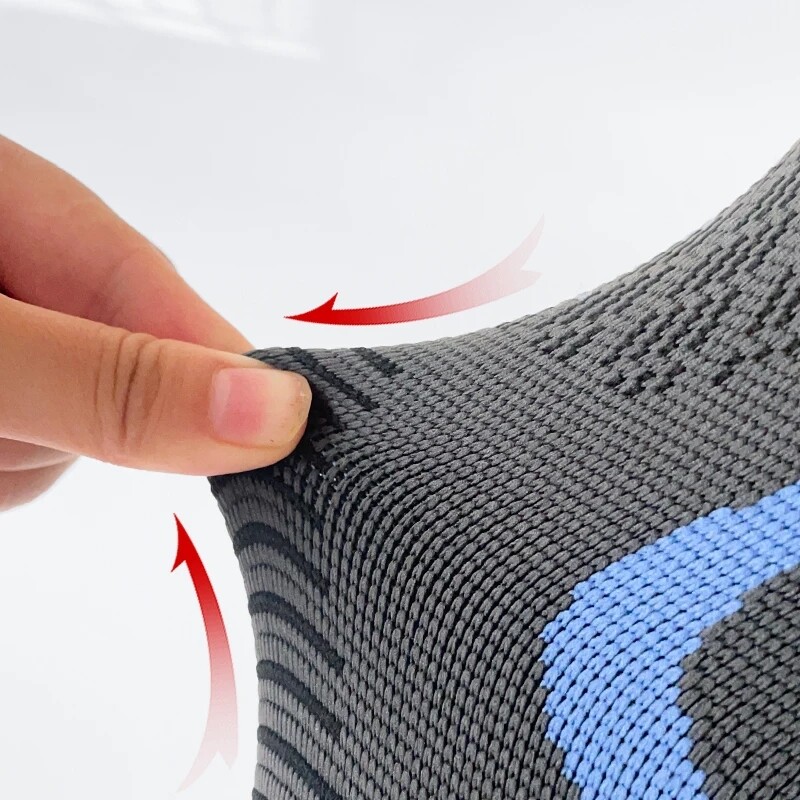 1 buc. genunchiere sport cu gel de siliciu, genunchiere anti-alunecare, alergare, yoga, genunchi, ventilație de protecție, tricot, nailon, elasticitate ridicată