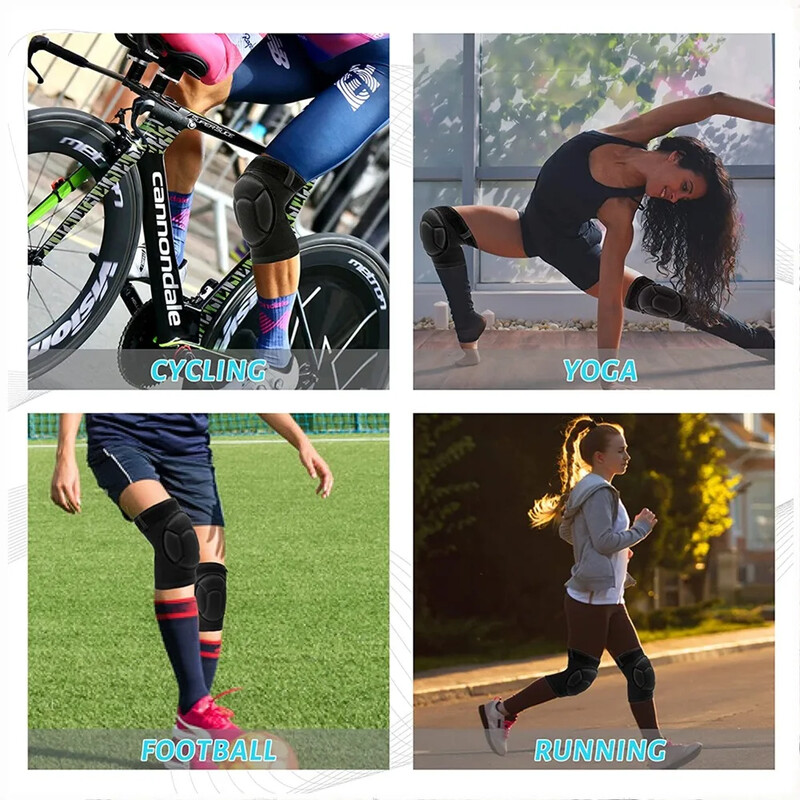 1PC sport anti-coliziune genunchi protector burete genunchiere anti-alunecare fotbal baschet fotbal patinaj cu rotile echipament de protecție