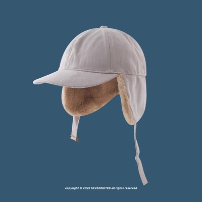 Căciulă bomber caldă îngroșată de catifea de toamnă și iarnă pentru bărbați și femei, în aer liber, ocazională, versatilă, retro, din piele de căprioară, pentru protecția urechilor