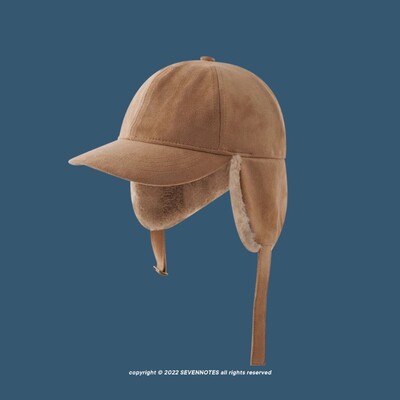 Căciulă bomber caldă îngroșată de catifea de toamnă și iarnă pentru bărbați și femei, în aer liber, ocazională, versatilă, retro, din piele de căprioară, pentru protecția urechilor