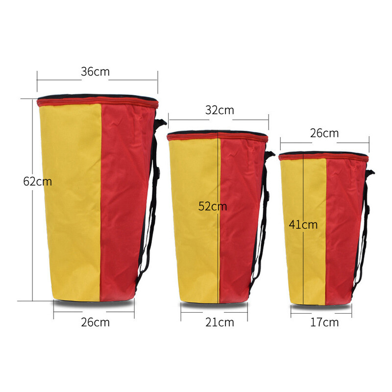 Lawaia Geantă africană pentru tobe pentru Djembe Drum Rucsac Cutii tobe 8" 10" 12" Curea Geantă din pânză rezistentă la ploaie Impermeabil 1buc