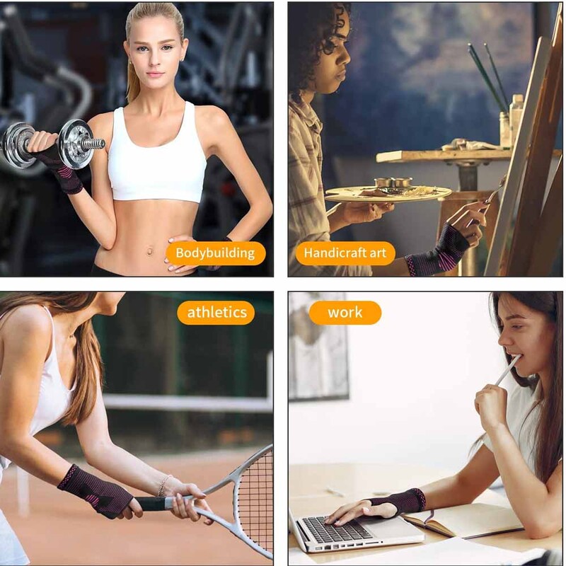 1 pc plaukstas locītavas saspiešanas uzmava, Rokas stiprinājums Plaukstas locītavas atbalsts karpālajam kanālam, Plaukstas stiprinājums tendinīta ārstēšanai, Elpojoša kompresijas uzmava