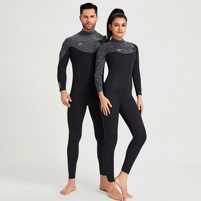 Costum de neopren 3MM Costum de surf Bărbați Femei Kitesurf Snorkel Costum de baie Iarnă Păstrați căldura Rash Guard Pescuit submarin Costum de scufundări