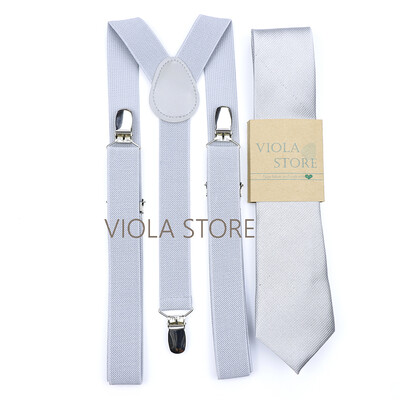 Kuum uus salvei roheline, soliidne 2,5 cm ripp, 6 cm lips Hankie vibu komplekt meestele Kid Cravat traksidega reguleeritavad rihmad pulmapeo tarvik