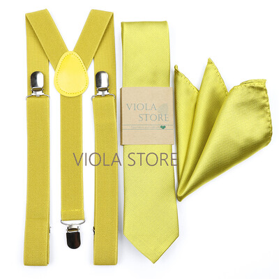 Kuum uus salvei roheline, soliidne 2,5 cm ripp, 6 cm lips Hankie vibu komplekt meestele Kid Cravat traksidega reguleeritavad rihmad pulmapeo tarvik