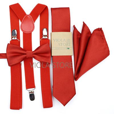 Kuum uus salvei roheline, soliidne 2,5 cm ripp, 6 cm lips Hankie vibu komplekt meestele Kid Cravat traksidega reguleeritavad rihmad pulmapeo tarvik