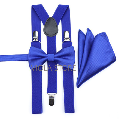 Kuum uus salvei roheline, soliidne 2,5 cm ripp, 6 cm lips Hankie vibu komplekt meestele Kid Cravat traksidega reguleeritavad rihmad pulmapeo tarvik