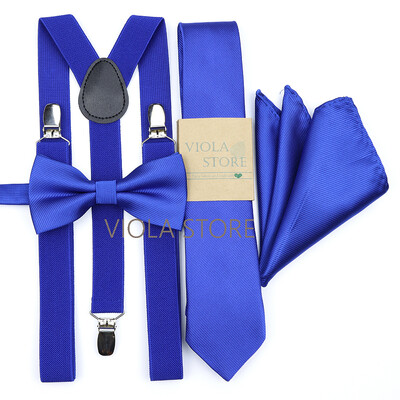 Kuum uus salvei roheline, soliidne 2,5 cm ripp, 6 cm lips Hankie vibu komplekt meestele Kid Cravat traksidega reguleeritavad rihmad pulmapeo tarvik