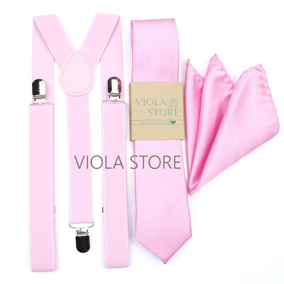 Kuum uus salvei roheline, soliidne 2,5 cm ripp, 6 cm lips Hankie vibu komplekt meestele Kid Cravat traksidega reguleeritavad rihmad pulmapeo tarvik