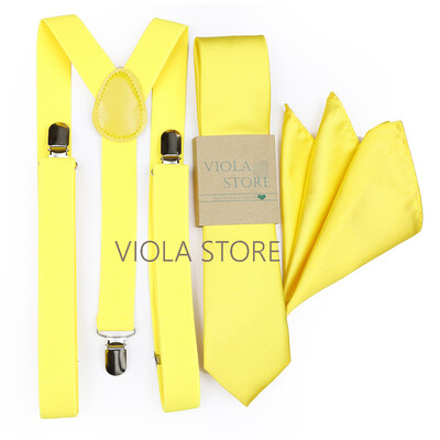 Kuum uus salvei roheline, soliidne 2,5 cm ripp, 6 cm lips Hankie vibu komplekt meestele Kid Cravat traksidega reguleeritavad rihmad pulmapeo tarvik