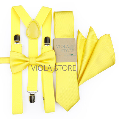 Kuum uus salvei roheline, soliidne 2,5 cm ripp, 6 cm lips Hankie vibu komplekt meestele Kid Cravat traksidega reguleeritavad rihmad pulmapeo tarvik