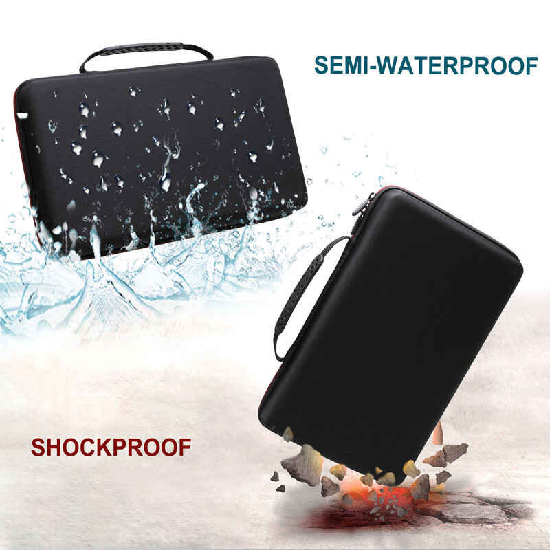 LTGEM EVA cietais futrālis priekš AKAI Professional APC Key 25 MK2 USB MIDI tastatūras kontrolieris — ceļojumu aizsargājoša pārnēsāšanas glabāšanas soma