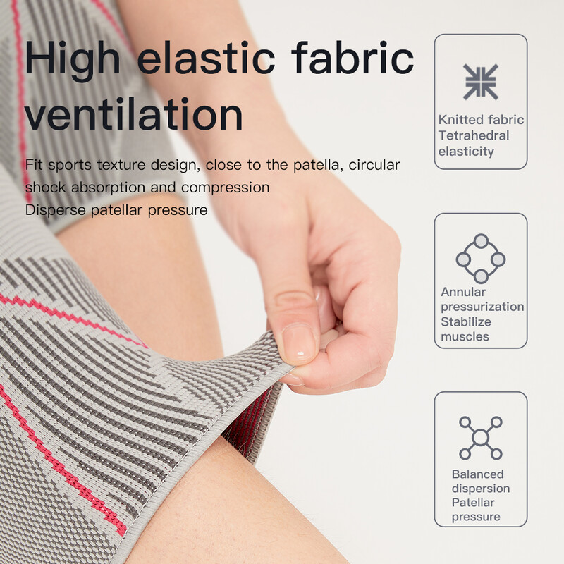 1 buc. Fitness alergare Ciclism genunchi bretele elastice din nailon sport compresie genunchiere maneci pentru baschet volei