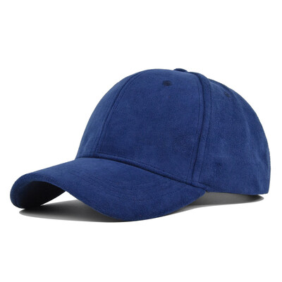 Șepci de baseball din piele intoarsă de modă pentru bărbați, femei, toamnă, iarnă, solidă, retro, snapback, hip hop, pălărie, unisex, stradă, reglabilă, șapci de soare.