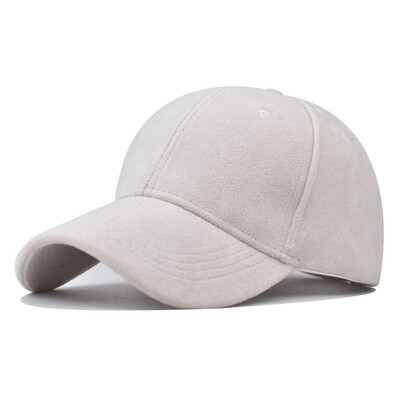 Șepci de baseball din piele intoarsă de modă pentru bărbați, femei, toamnă, iarnă, solidă, retro, snapback, hip hop, pălărie, unisex, stradă, reglabilă, șapci de soare.