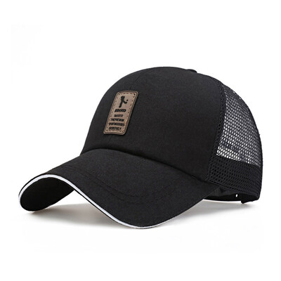 Vasaras vīriešu strukturēta beisbola cepure Masīvas kokvilnas, regulējama Snapback sauļošanās cepure vīriešiem sievietēm āra sporta hiphopa beisbola cepure