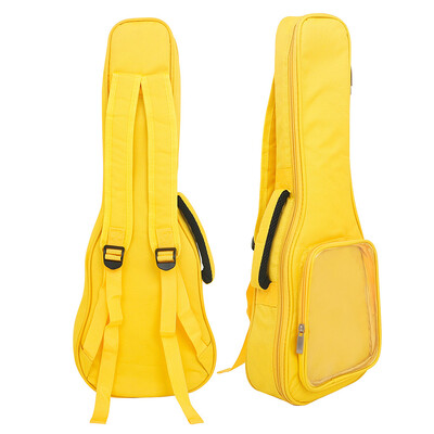 Geantă pentru ukulele de 23 inchi Rucsac pentru chitară din bumbac cu curele duble Carcasă pentru bas electric impermeabilă, acustică, piese populare, accesorii