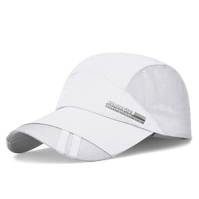 Pălărie de soare de vară pentru bărbați, femei, alergare, plasă de pescuit, uscare rapidă, sport, șapcă de golf, unisex, protecție UV, șepci de baseball, șapcă cu vârf pentru bărbați