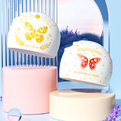 Cască de înot la modă nouă, din silicon, impermeabilă, imprimată, șapcă de înot fluture, pentru adulți, femei, duș, piscină