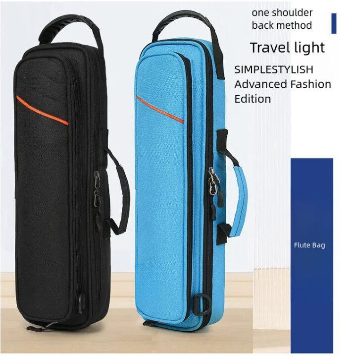 Geanta pentru flaut Geanta pentru instrumente muzicale 16/17 gauri Geanta portabila de umar Saxofon Tobe Geanta Geanta pentru instrumente Accesorii pentru trompeta