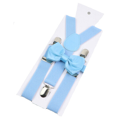 Elastīgi ādas bikšturi Bowtie komplekts Bikšturi Vīriešu Sieviešu Sage Green Regulējamas Bikšturi siksnas kāzu Y-muguras kreklu aksesuāri