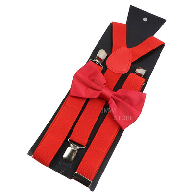 Elastīgi ādas bikšturi Bowtie komplekts Bikšturi Vīriešu Sieviešu Sage Green Regulējamas Bikšturi siksnas kāzu Y-muguras kreklu aksesuāri