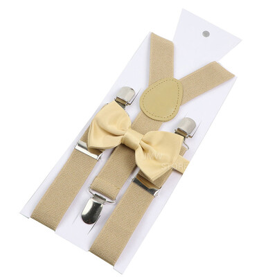 Elastīgi ādas bikšturi Bowtie komplekts Bikšturi Vīriešu Sieviešu Sage Green Regulējamas Bikšturi siksnas kāzu Y-muguras kreklu aksesuāri