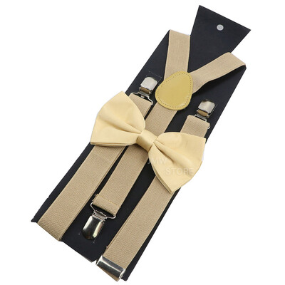 Elastīgi ādas bikšturi Bowtie komplekts Bikšturi Vīriešu Sieviešu Sage Green Regulējamas Bikšturi siksnas kāzu Y-muguras kreklu aksesuāri