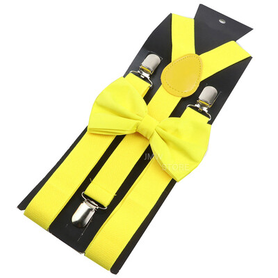 Elastīgi ādas bikšturi Bowtie komplekts Bikšturi Vīriešu Sieviešu Sage Green Regulējamas Bikšturi siksnas kāzu Y-muguras kreklu aksesuāri