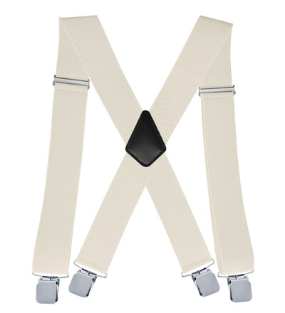 Muške naramenice za hlače na tregere s jakim 2 inča širokim 4 kopče Heavy Duty za muškarce, visoko elastične podesive naramenice X stila