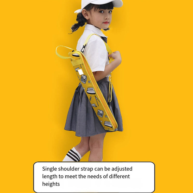 Suport pentru bețișoare de tobă Geantă pentru containere pentru bețișoare Respirabil, ușoară, pentru artiști, adolescenți, copii, performanță în aer liber, roz