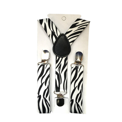 Hot Boys Girls Kids Children Toddlers Party Srce Y-Back Naramenice Crveno crne boje Podesivi elastični tregeri na štipaljke YHH0034