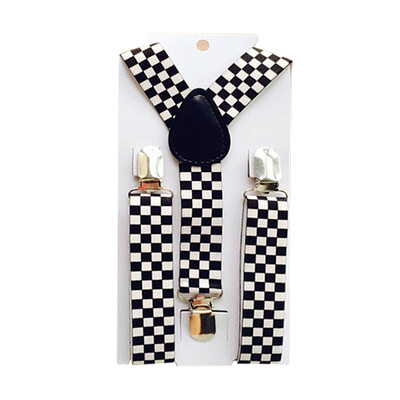 Hot Boys Girls Kids Children Toddlers Party Srce Y-Back Naramenice Crveno crne boje Podesivi elastični tregeri na štipaljke YHH0034