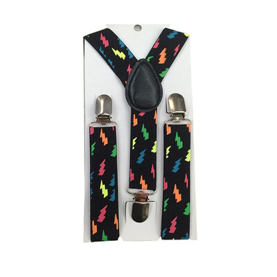 Hot Boys Girls Kids Children Toddlers Party Srce Y-Back Naramenice Crveno crne boje Podesivi elastični tregeri na štipaljke YHH0034